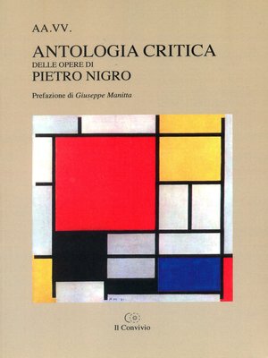 cover image of Antologia critica delle opere di Pietro Nigro